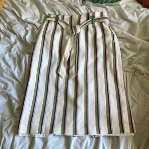 Halogen striped skirt
